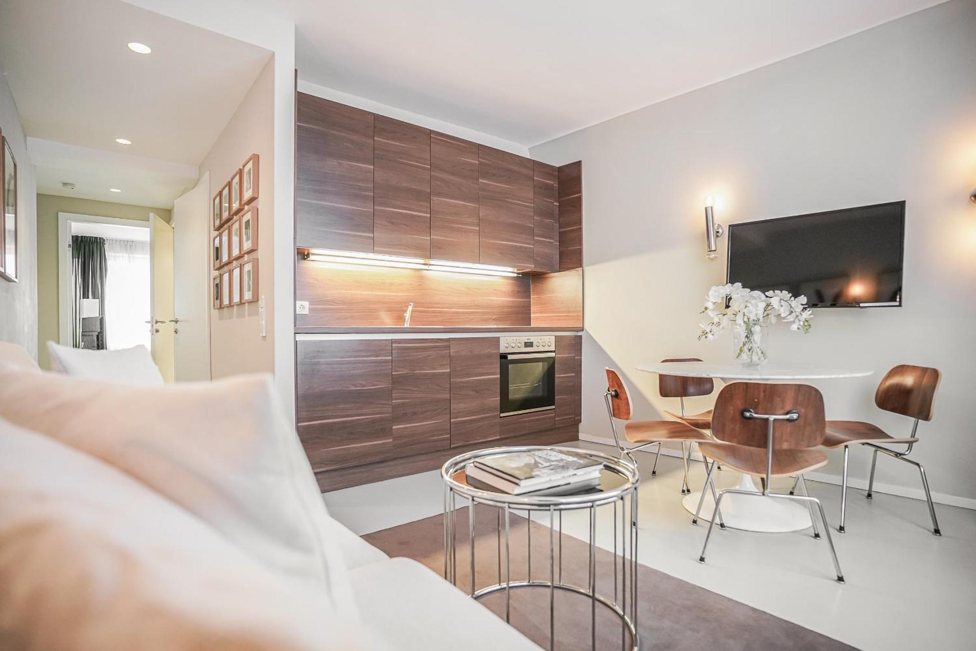 Heymi Apartments Mondschein Vienne Chambre photo